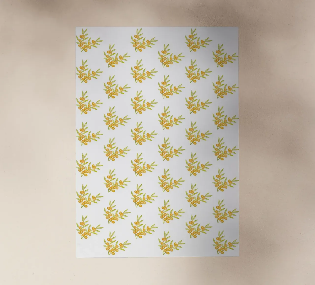 Seabuckthorn Pattern #1 pellicola backlit da kathrinmay