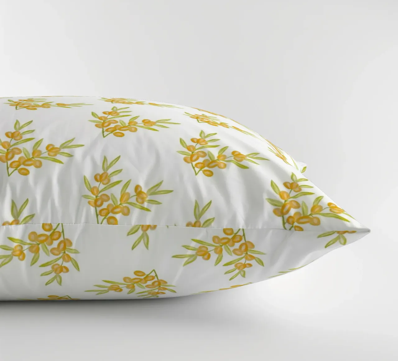 Seabuckthorn Pattern #1 cuscino da kathrinmay