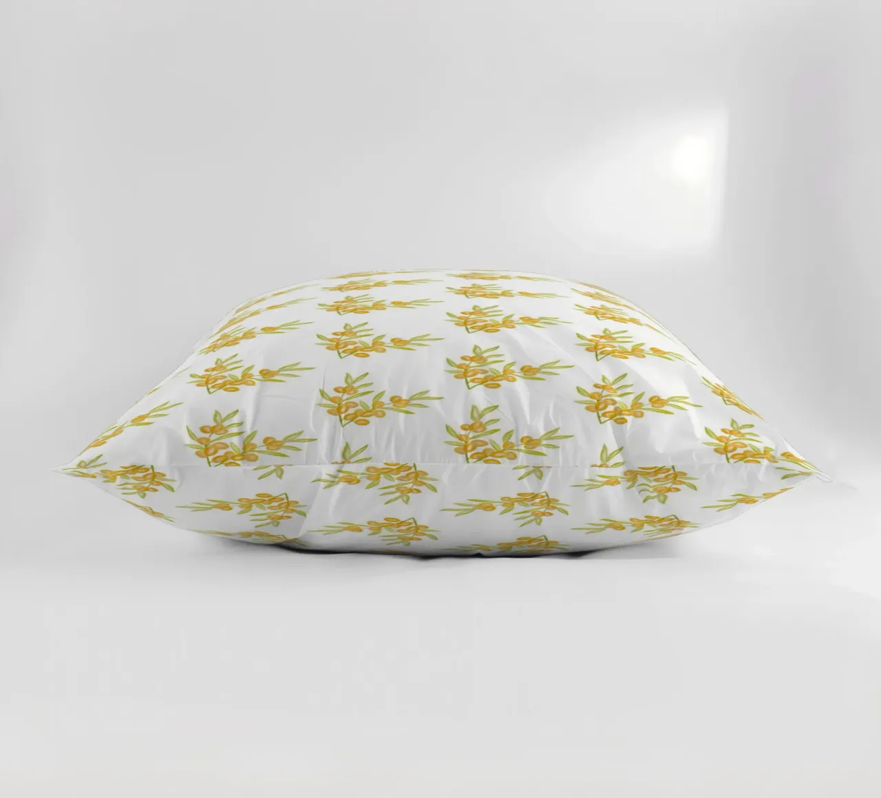 Seabuckthorn Pattern #1 cuscino da kathrinmay