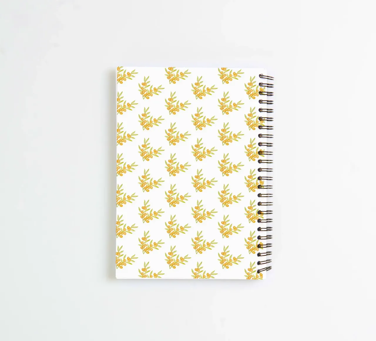 Seabuckthorn Pattern #1 diario ad anelli da kathrinmay