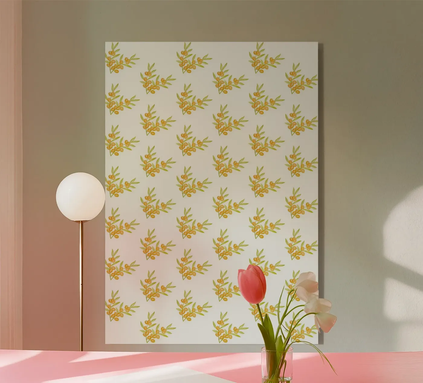 Seabuckthorn Pattern #1 plexiglas de kathrinmay