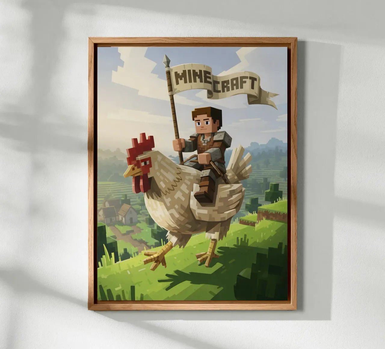 Minecraft alluminio dibond da Cyberpunk Canvas