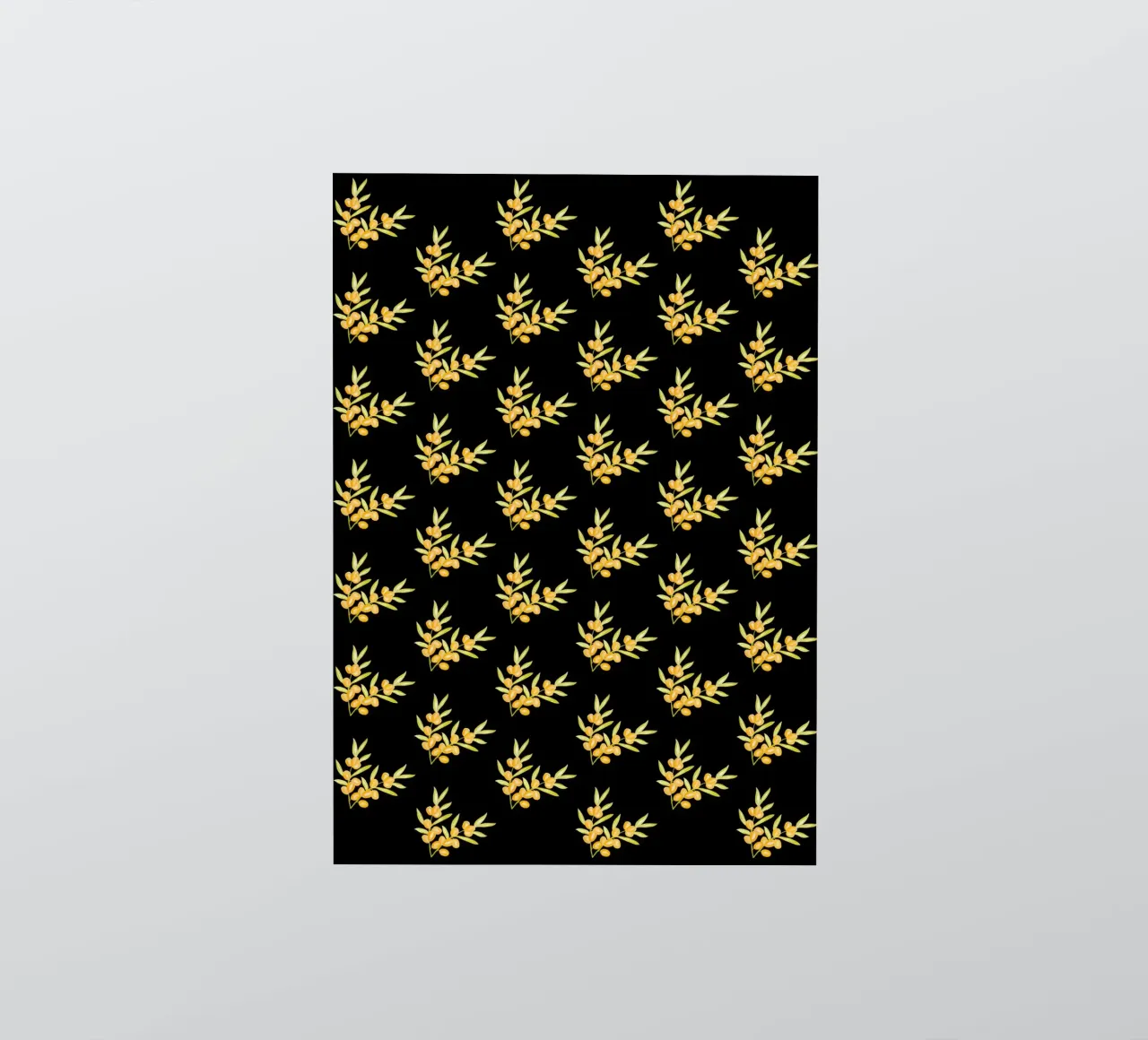 Seabuckthorn Pattern #2 adesivo da kathrinmay