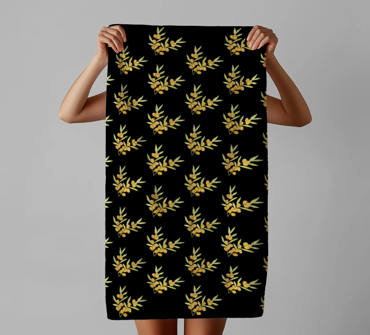 Seabuckthorn Pattern #2 Handtuch von kathrinmay