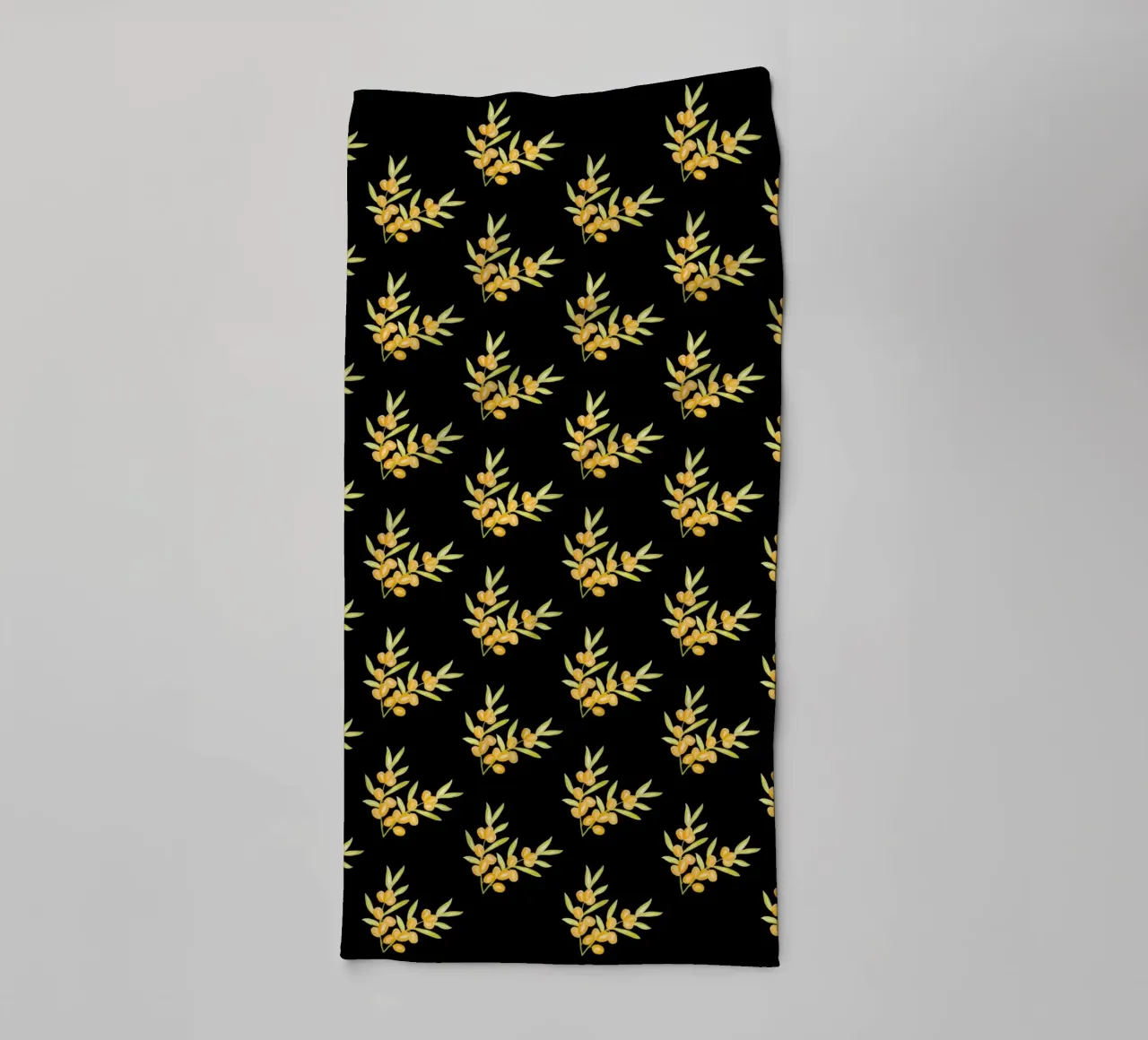 Seabuckthorn Pattern #2 Handtuch von kathrinmay