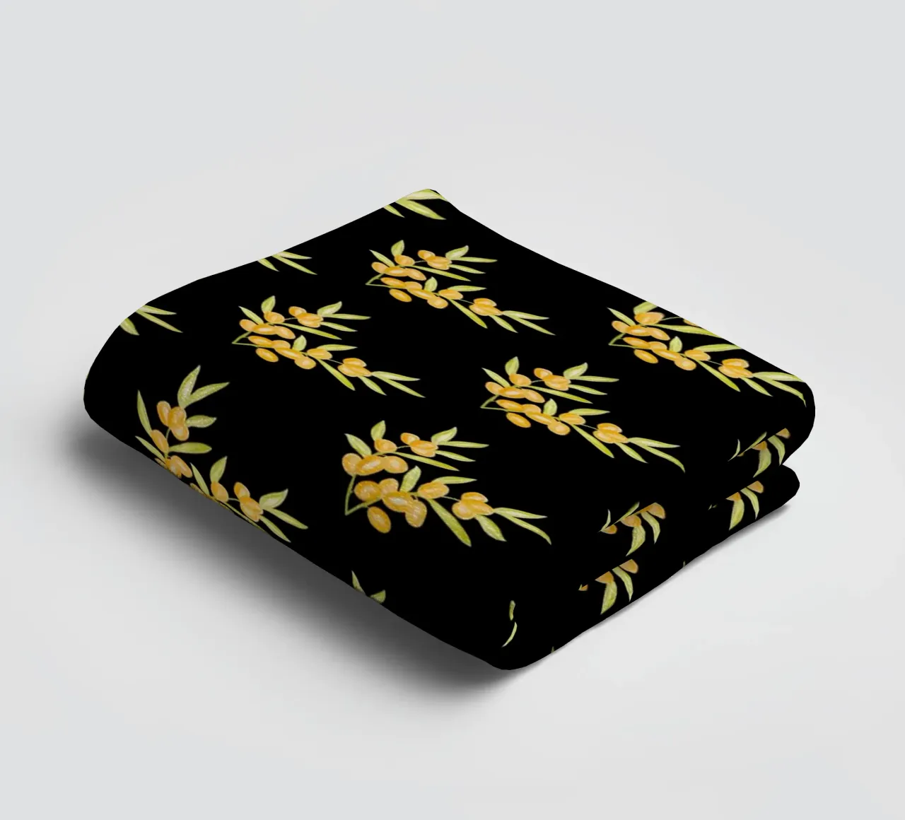 Seabuckthorn Pattern #2 Handtuch von kathrinmay