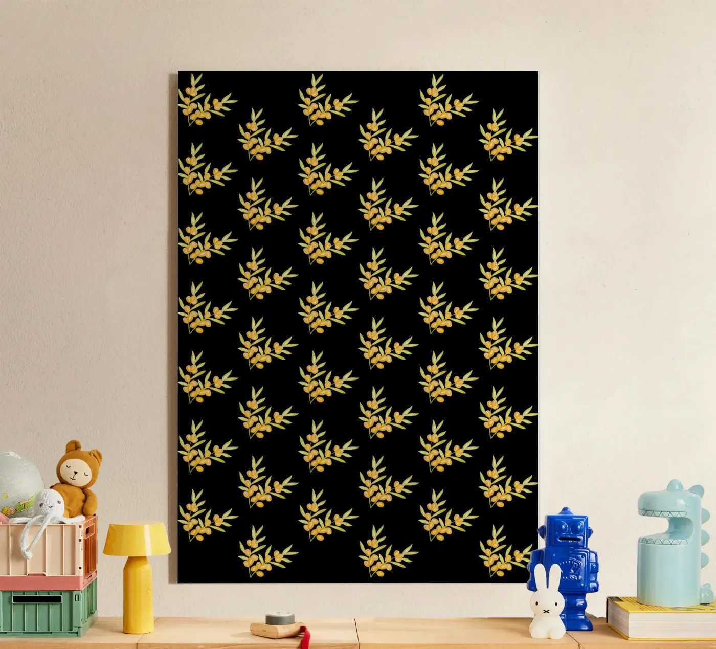 Seabuckthorn Pattern #2 Acryl-Glas von kathrinmay