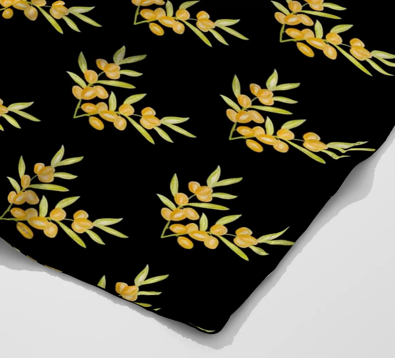 Seabuckthorn Pattern #2 coperta in pile da kathrinmay