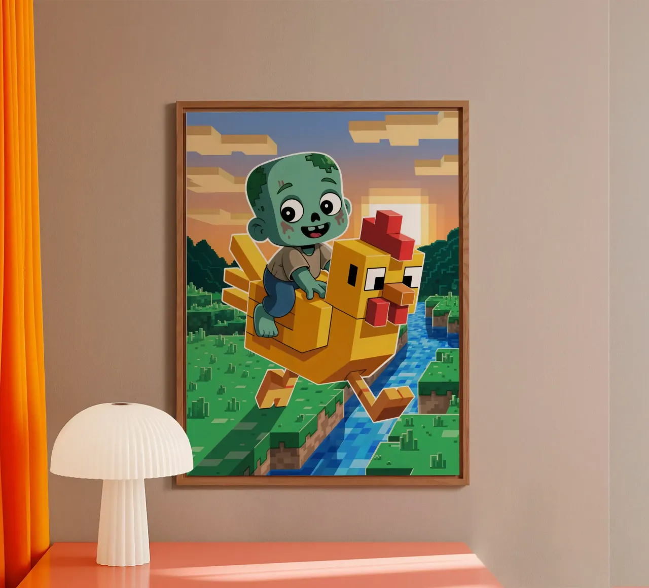 Minecraft alluminio dibond da Cyberpunk Canvas