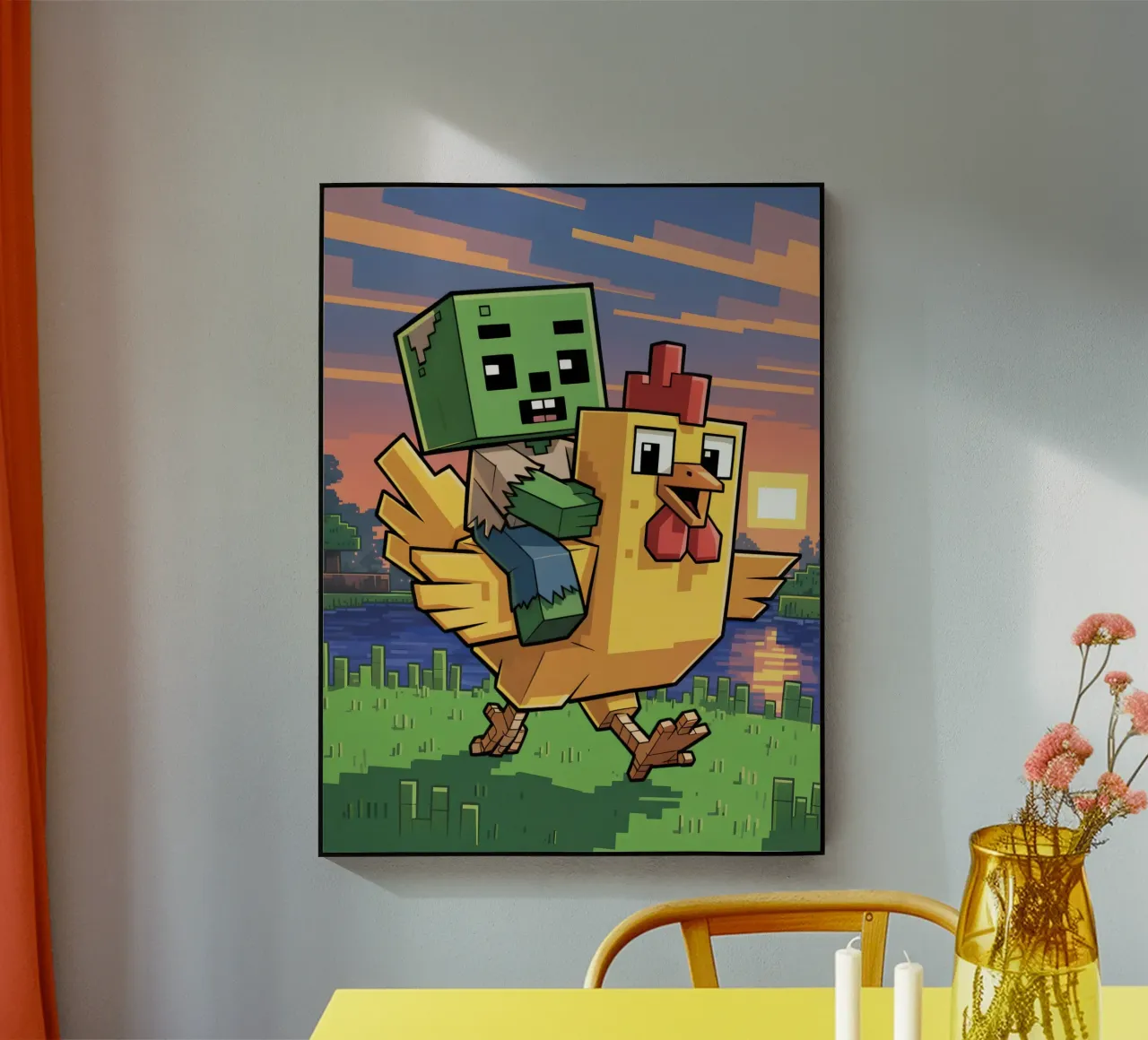 Minecraft plexiglass da Cyberpunk Canvas