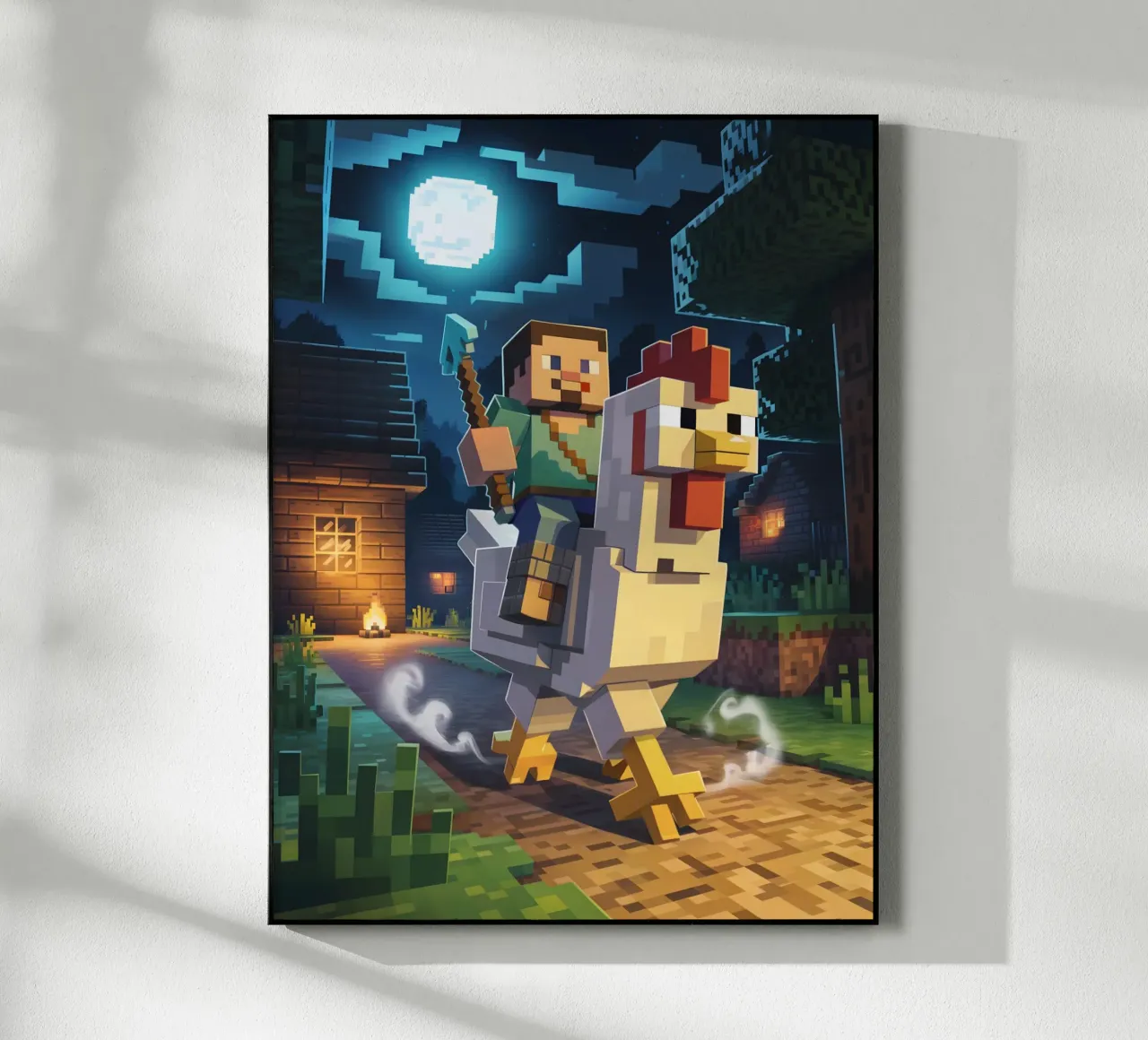 Minecraft plexiglass da Cyberpunk Canvas