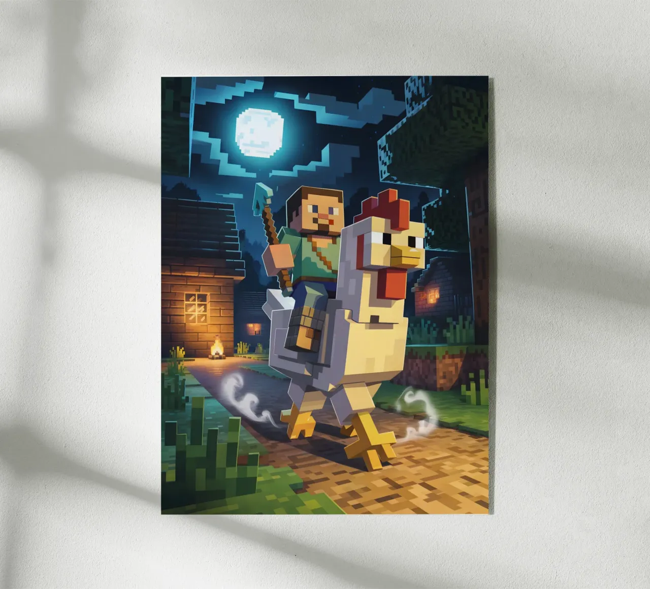 Minecraft plexiglass da Cyberpunk Canvas