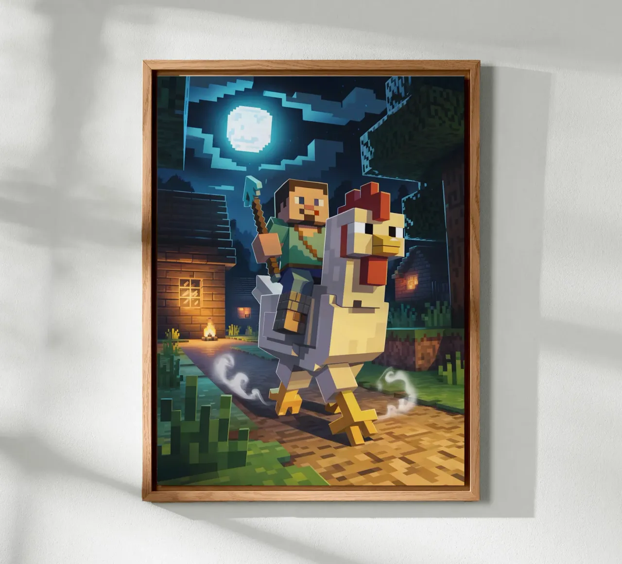 Minecraft alluminio dibond da Cyberpunk Canvas