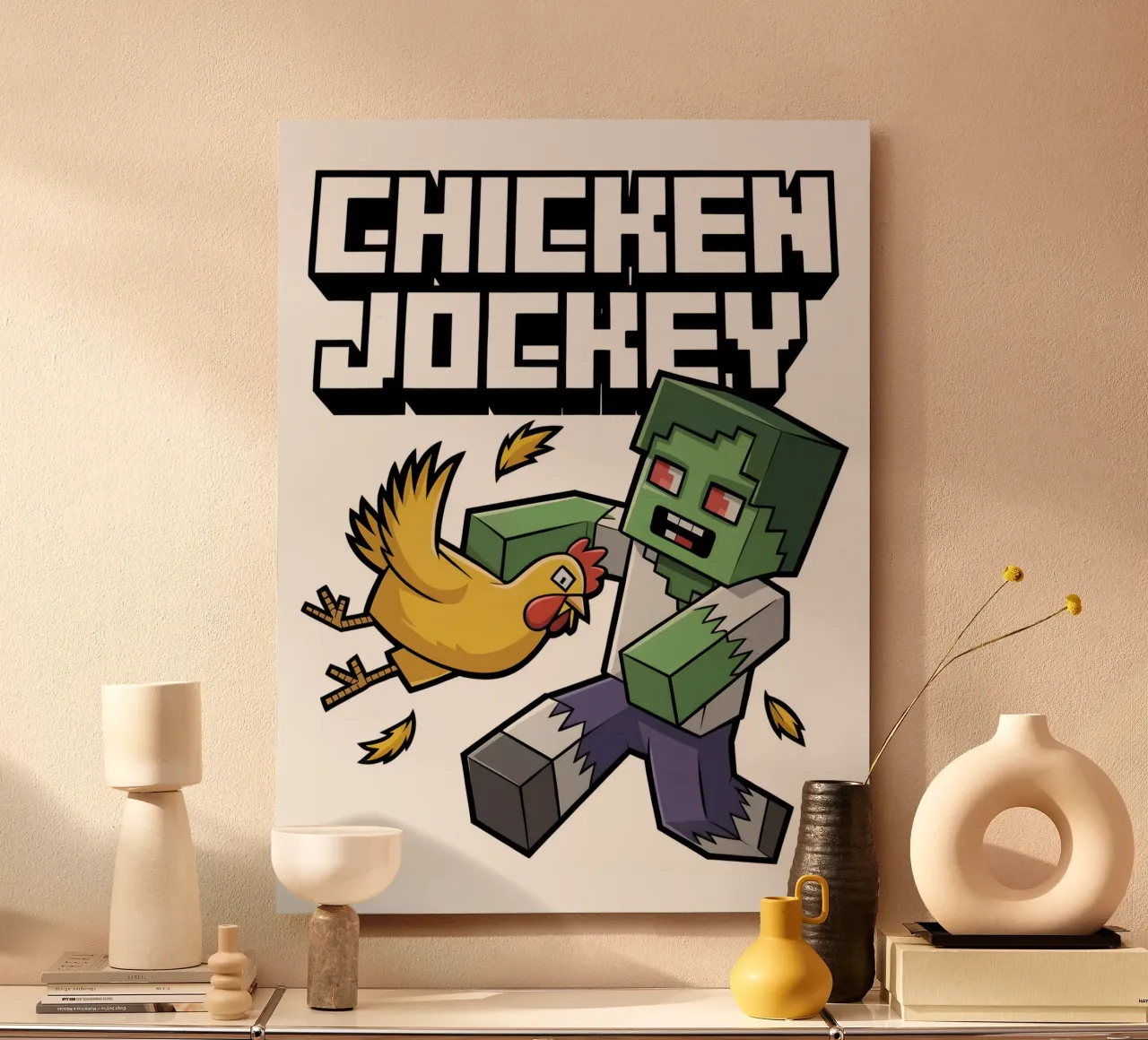 Minecraft alluminio dibond da Cyberpunk Canvas