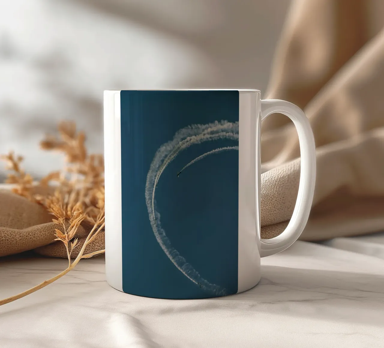 curve line plane tazza in ceramica da feny