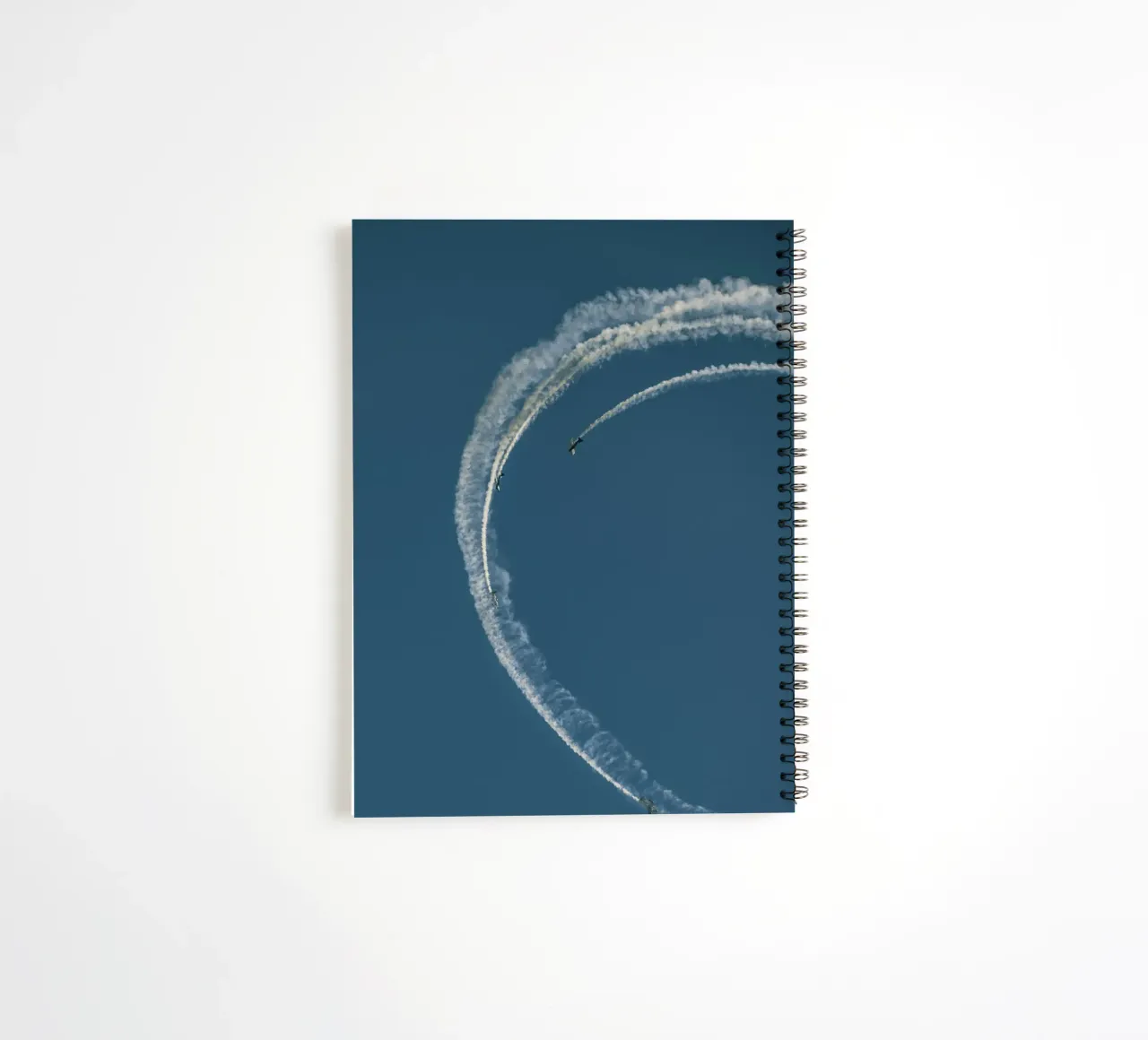 curve line plane spiral notebook by feny