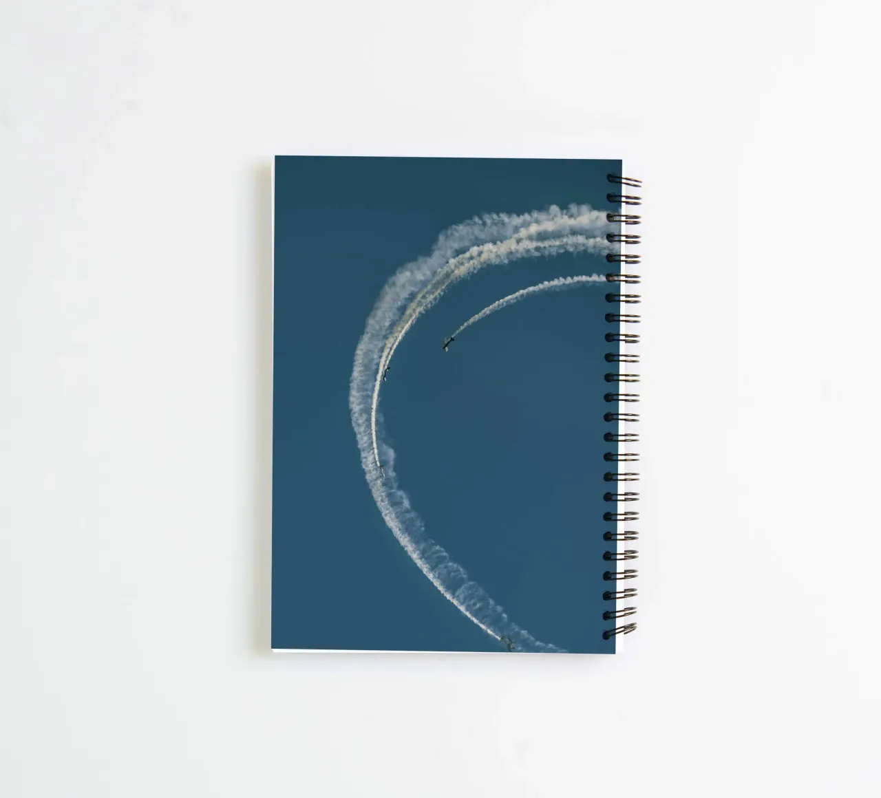 curve line plane spiral notebook by feny