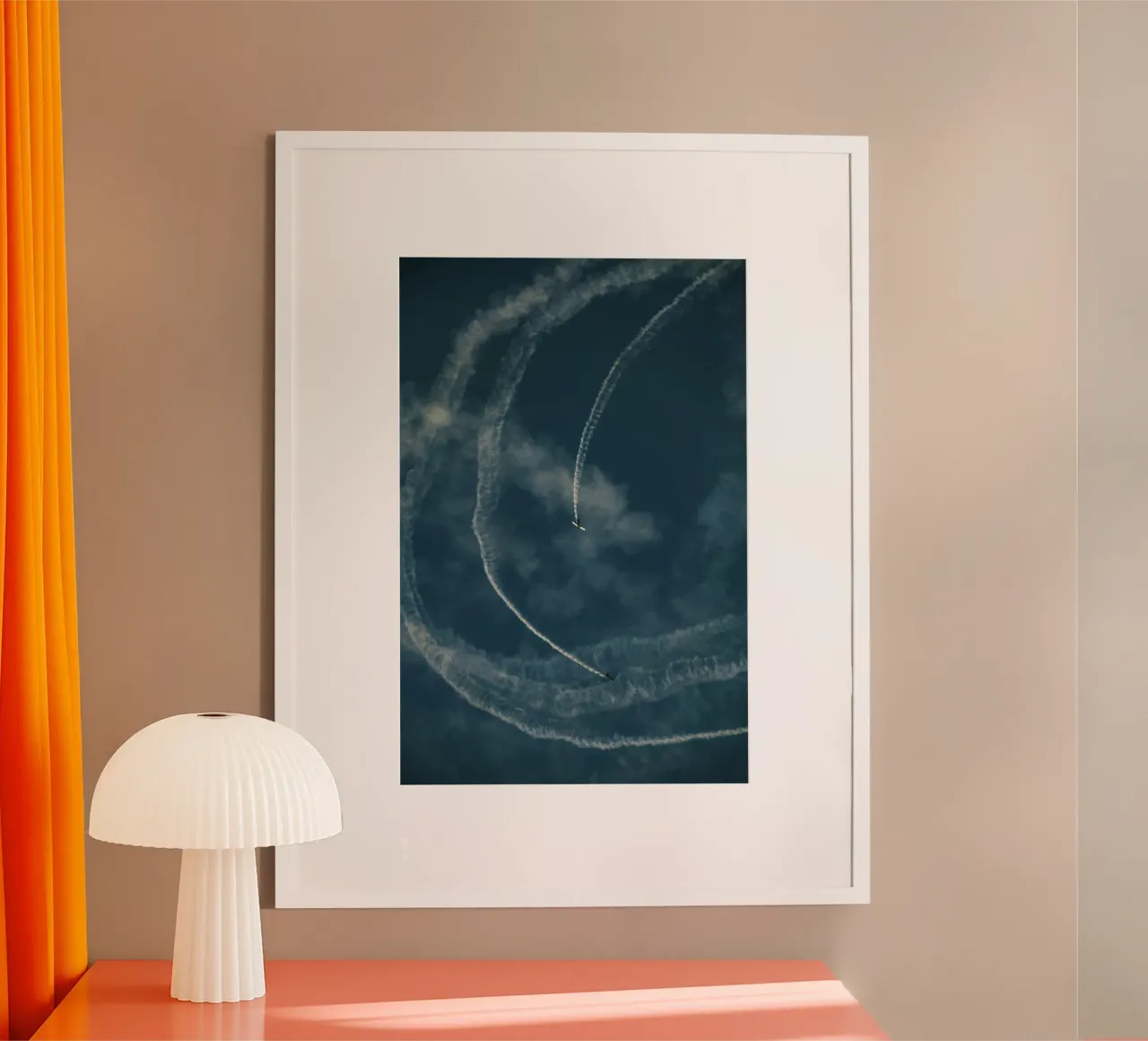 curve line plane 02 poster da feny