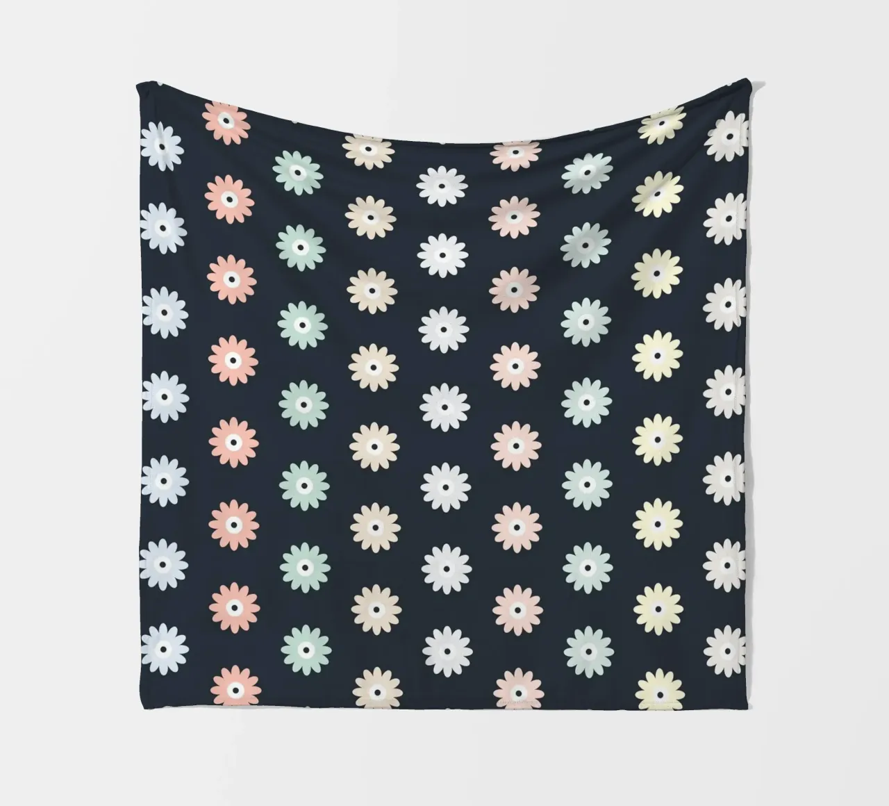 Floral Pattern Colourful #1 coperta in pile da kathrinmay