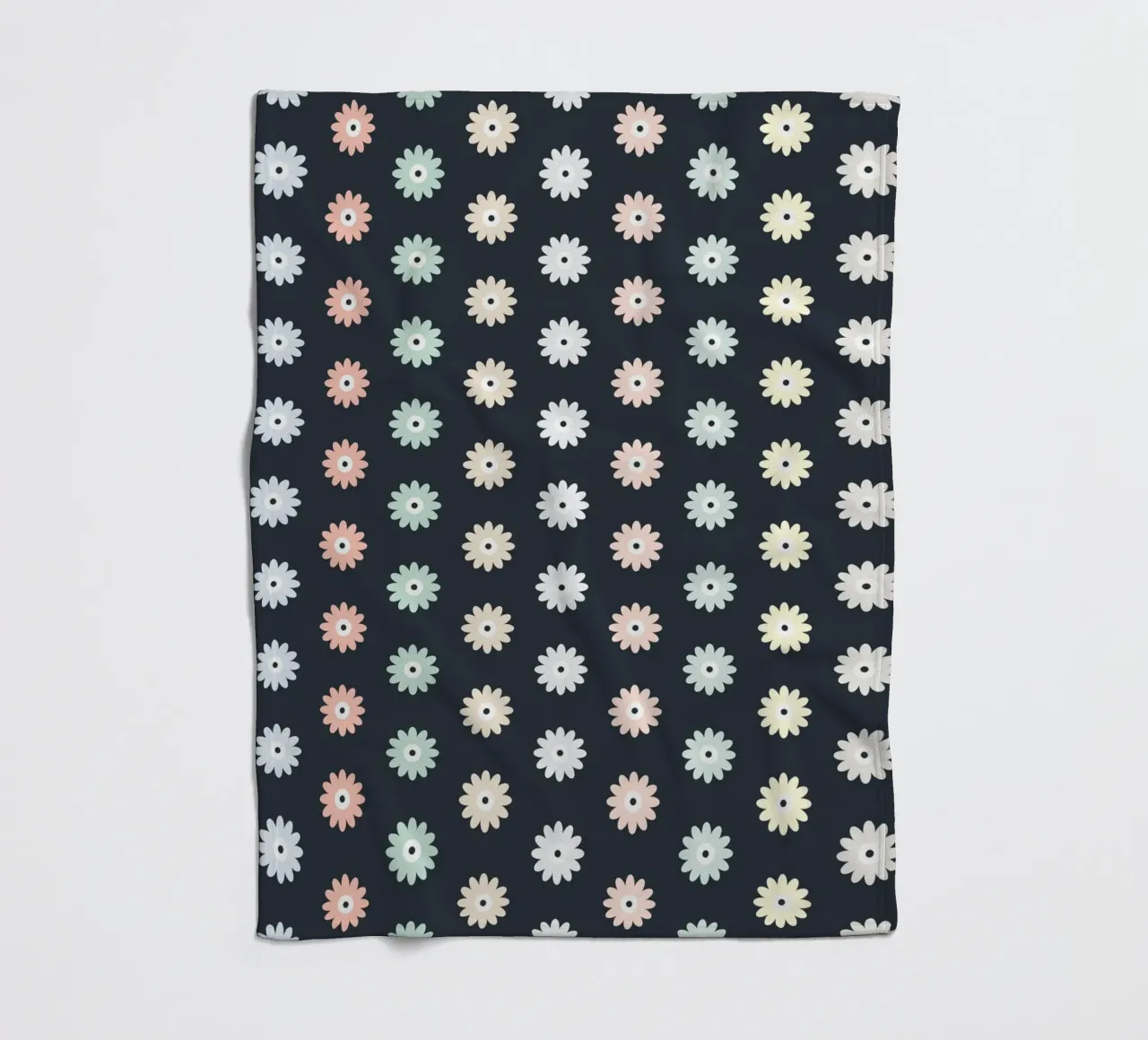 Floral Pattern Colourful #1 coperta in pile da kathrinmay