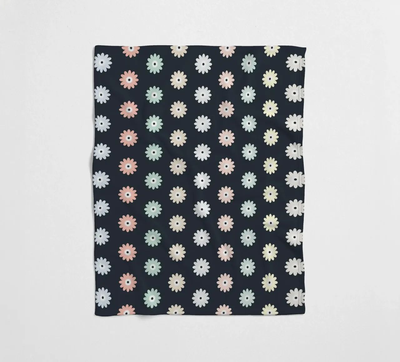 Floral Pattern Colourful #1 coperta in pile da kathrinmay