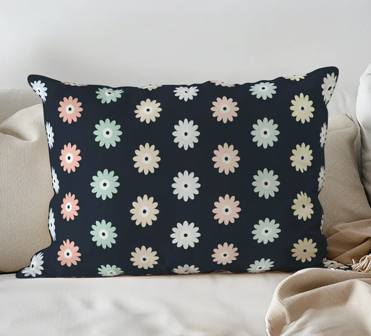 Floral Pattern Colourful #1 cuscino da kathrinmay