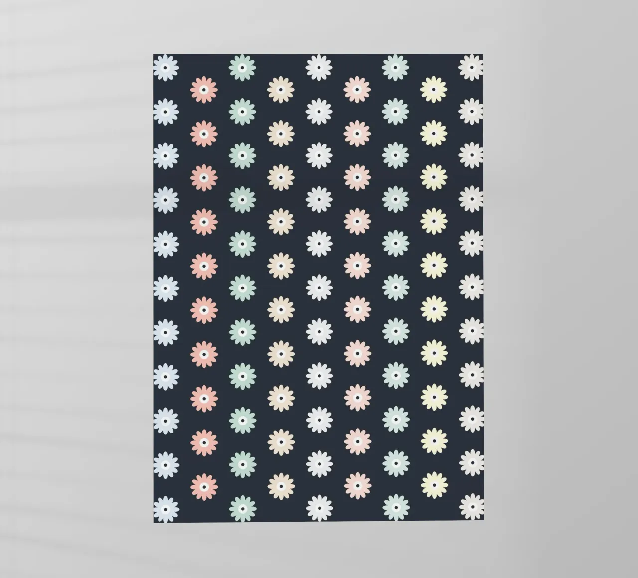 Floral Pattern Colourful #1 pellicola backlit da kathrinmay