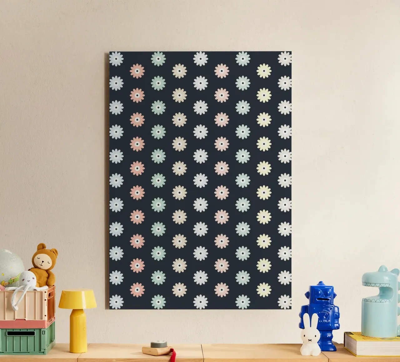 Floral Pattern Colourful #1 alluminio dibond da kathrinmay