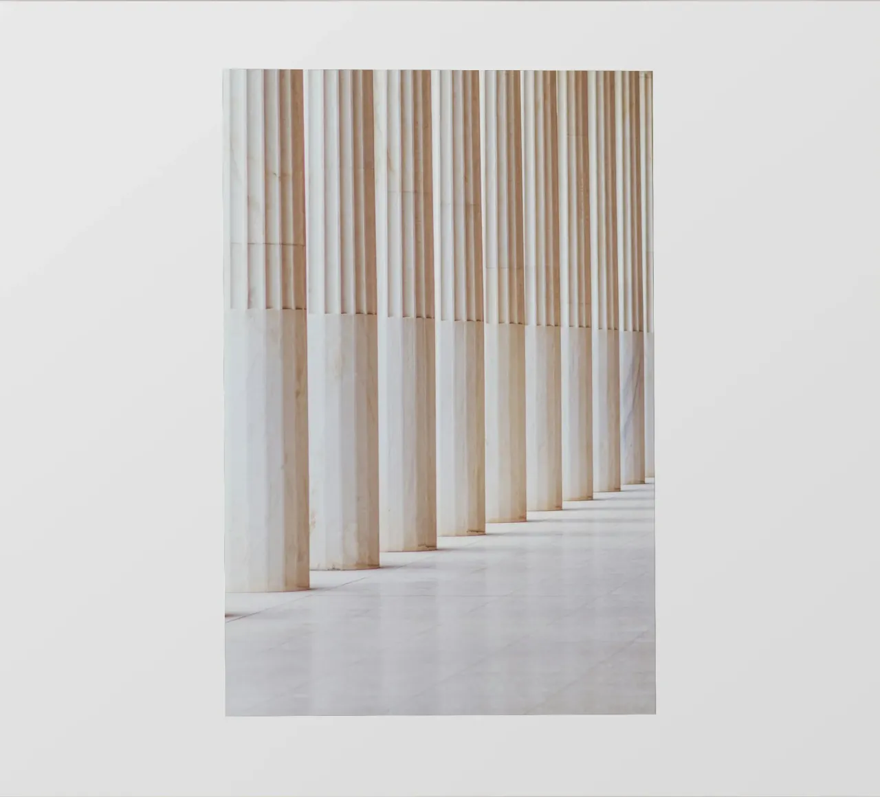 striped pillar telo in pvc da feny