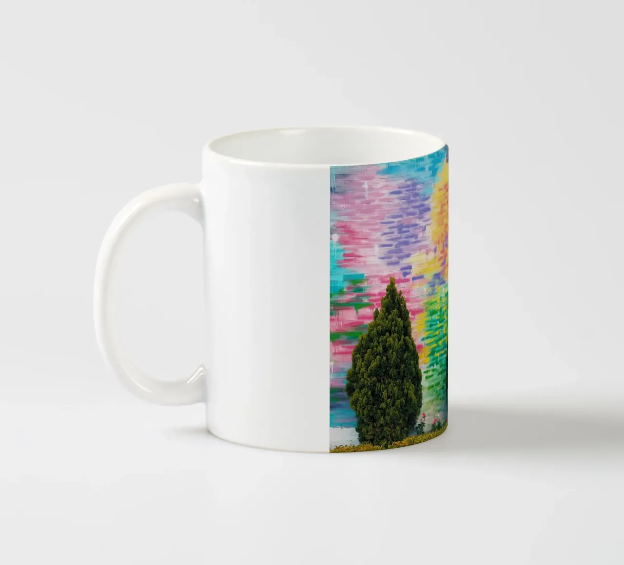tree in color wall tazza in ceramica da feny