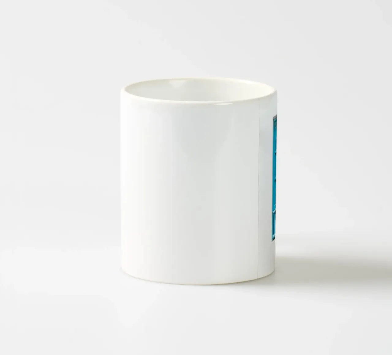 single window blue tazza in ceramica da feny