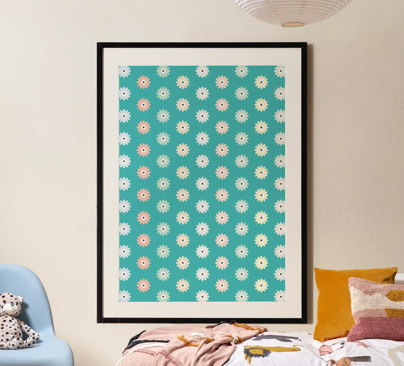 Floral Pattern Colourful #2 poster da kathrinmay