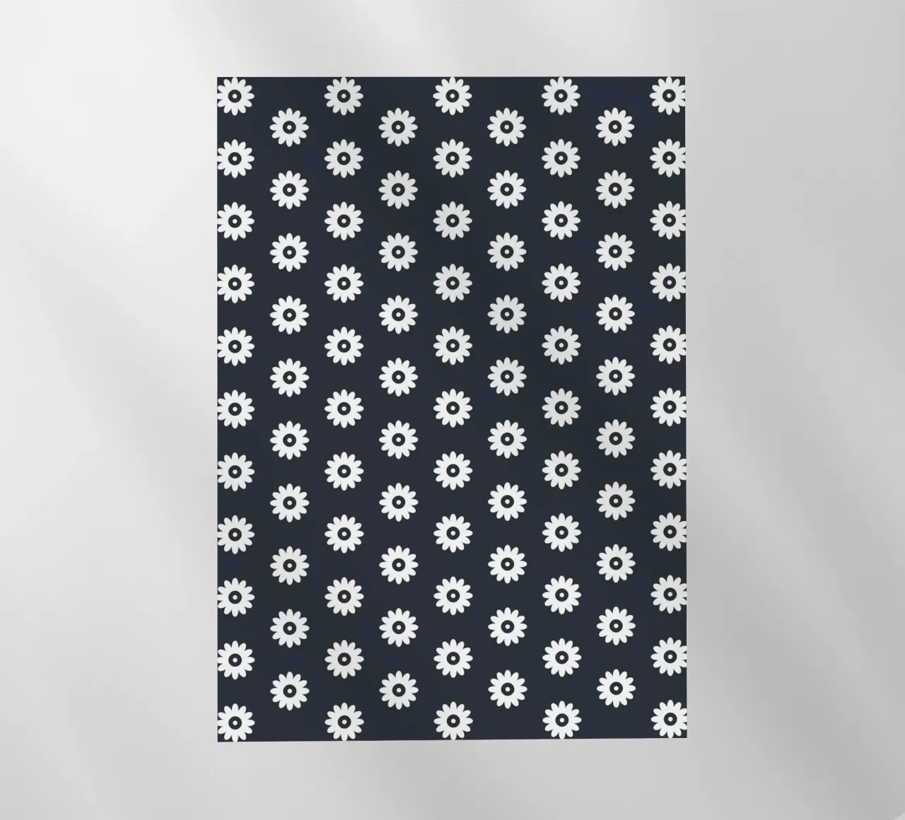 Floral Pattern Black and White #2 pellicola backlit da kathrinmay