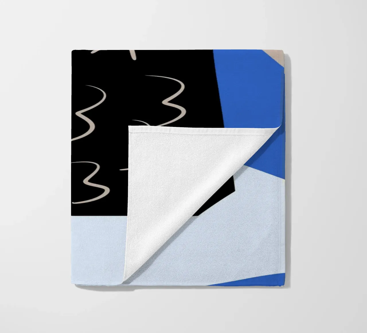 Uccello nero telo mare da Little Dean