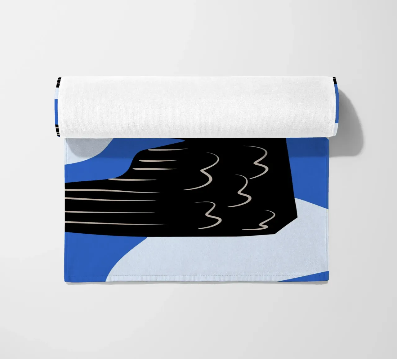 Uccello nero telo mare da Little Dean