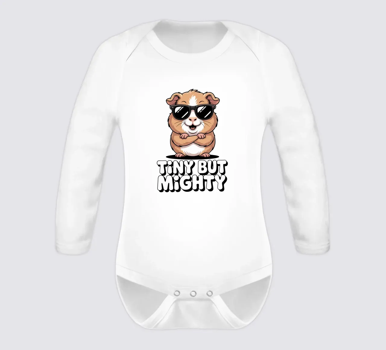 Tiny but Mighty body neonato maniche lunghe da Shirtfantastisch