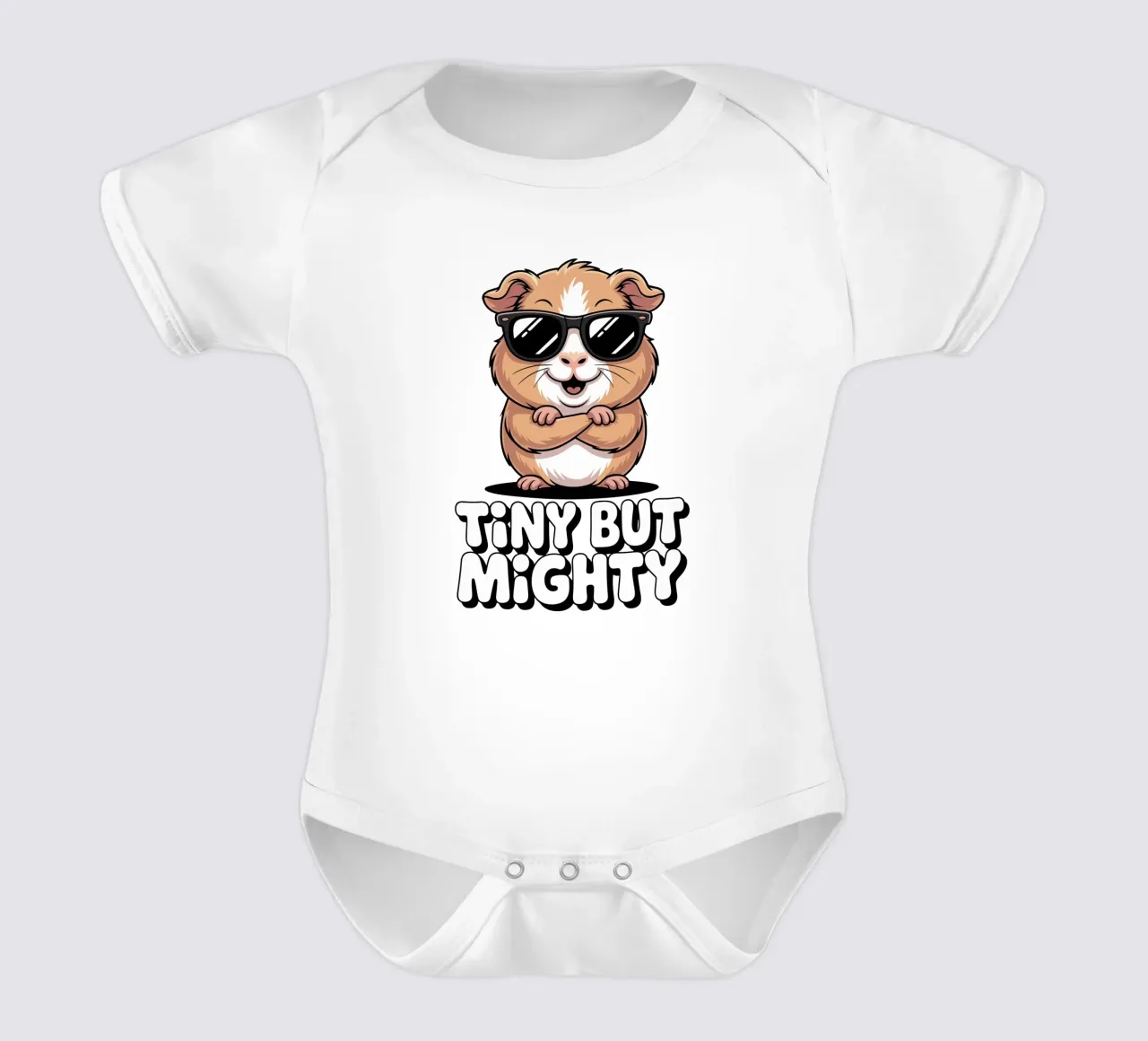 Tiny but Mighty body neonato maniche corte da Shirtfantastisch