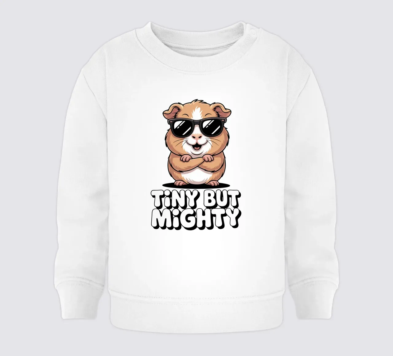 Tiny but Mighty sudadera de bebé de Shirtfantastisch