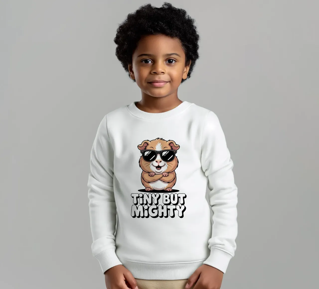 Tiny but Mighty felpa bambino da Shirtfantastisch