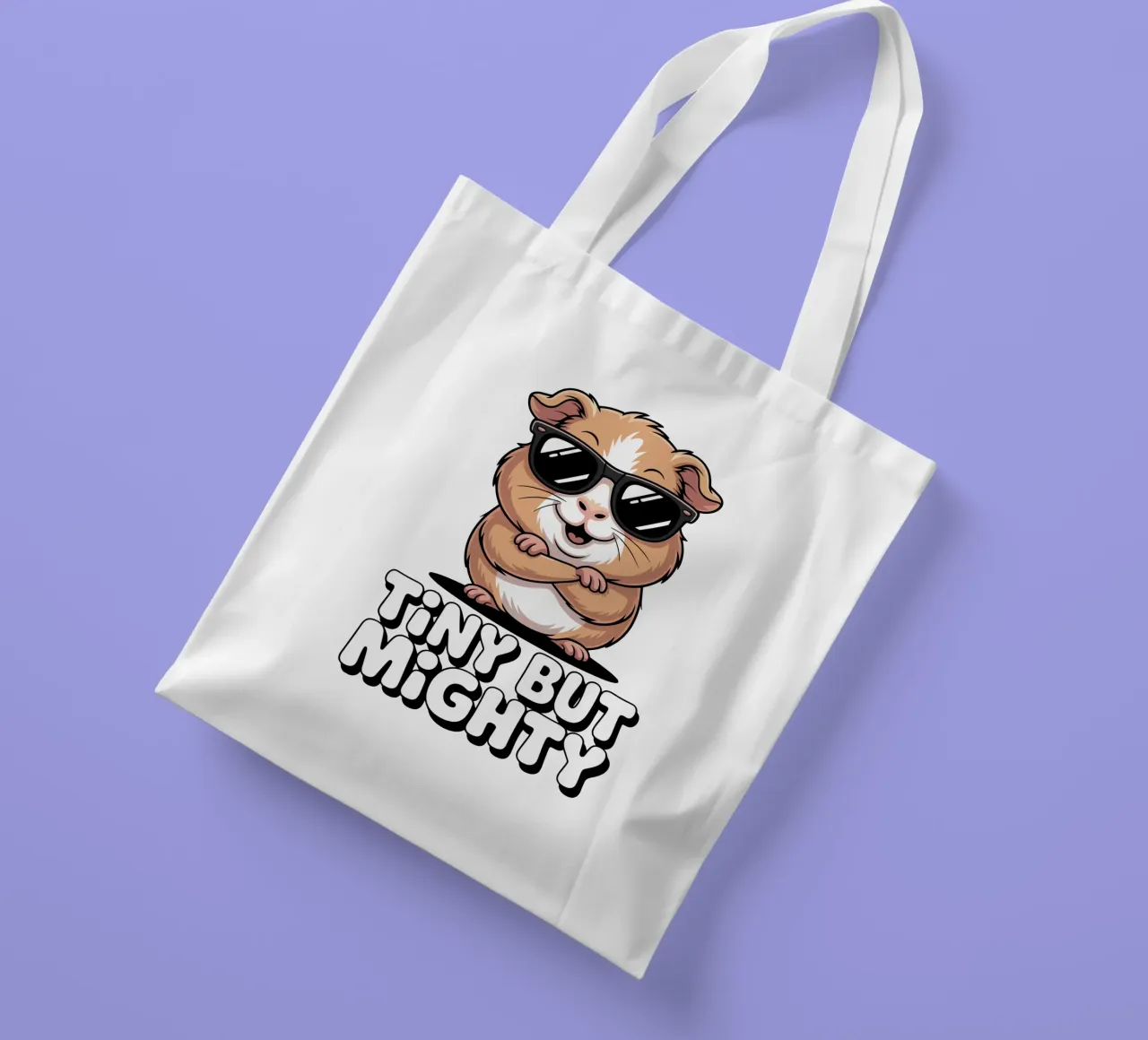 Tiny but Mighty borsa in juta da Shirtfantastisch
