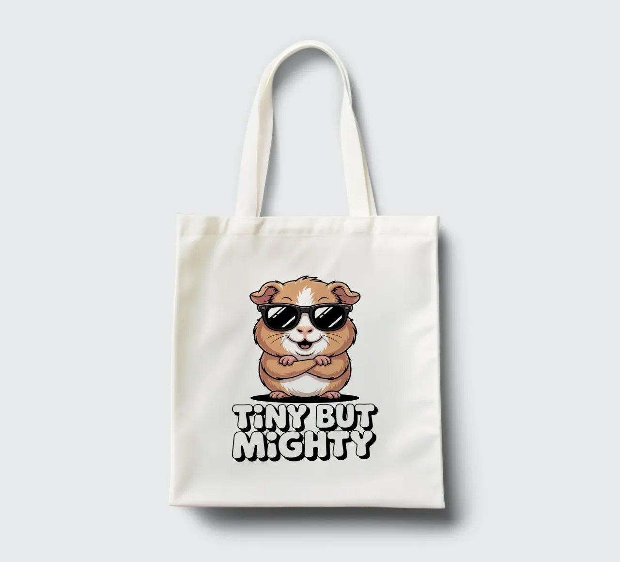 Tiny but Mighty borsa in juta da Shirtfantastisch