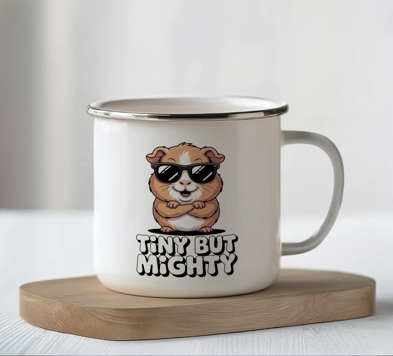 Tiny but Mighty tazza in smalto da Shirtfantastisch