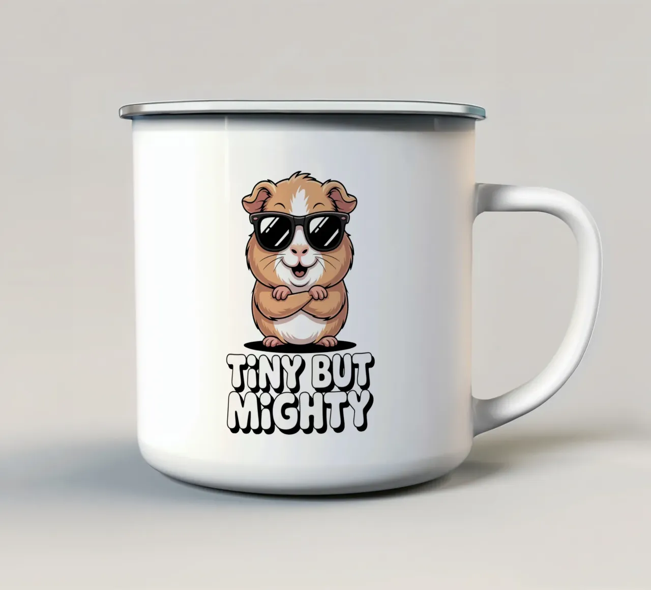 Tiny but Mighty tazza in smalto da Shirtfantastisch