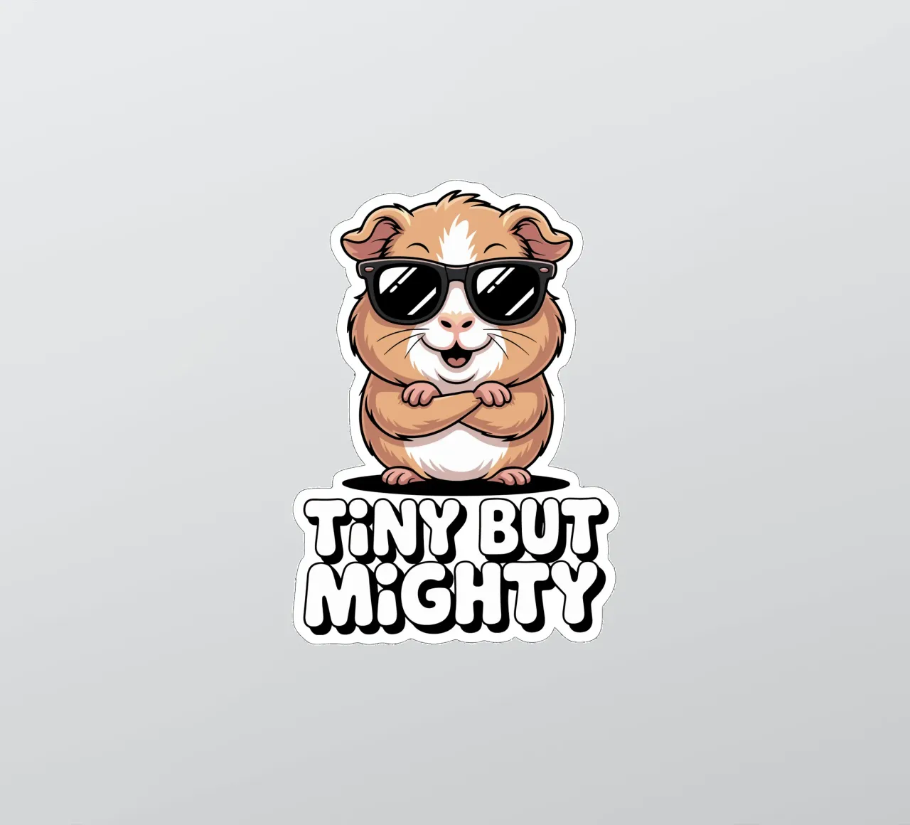 Tiny but Mighty adesivo da Shirtfantastisch