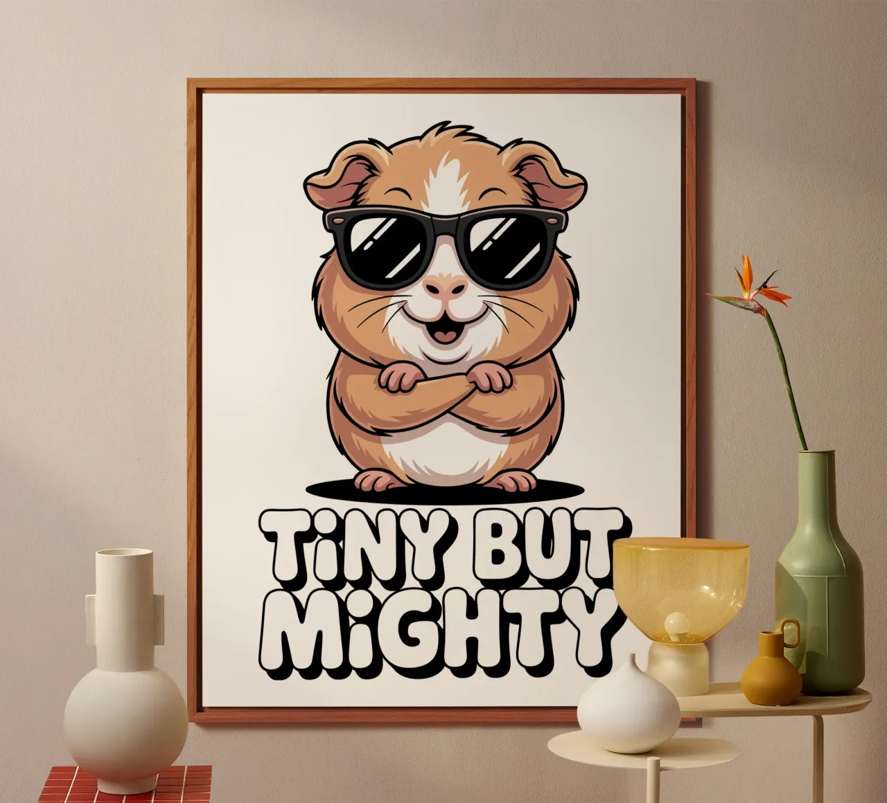 Tiny but Mighty alluminio dibond da Shirtfantastisch