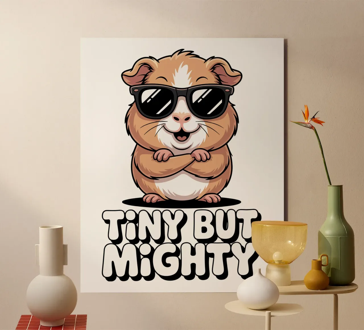 Tiny but Mighty alluminio dibond da Shirtfantastisch