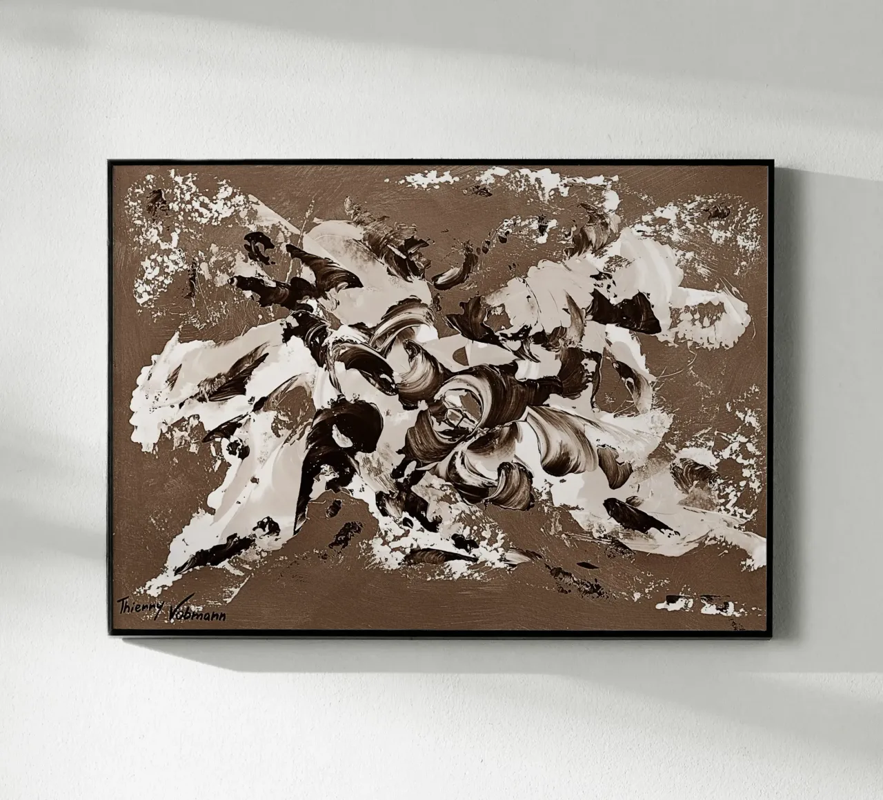 SEPIA 69 plexiglass da Thierry Vobmann Abstract painting