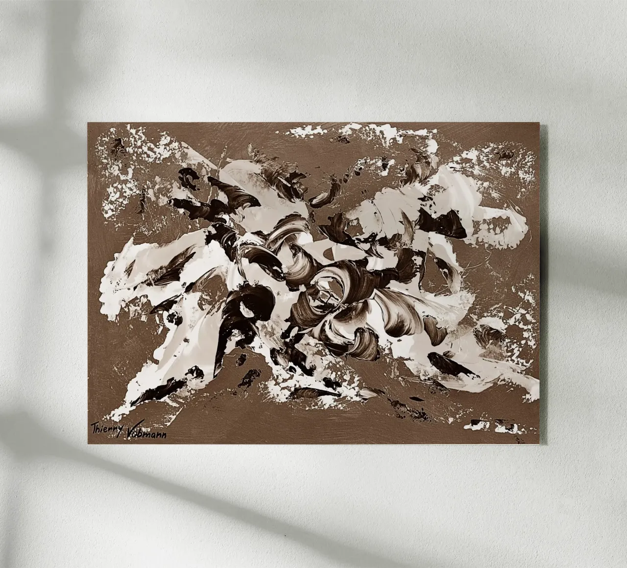 SEPIA 69 plexiglass da Thierry Vobmann Abstract painting