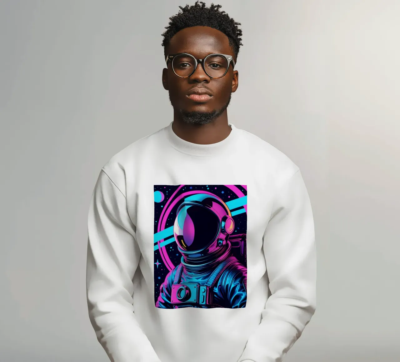 ritratto di astronauta felpa da Botanical Gallery