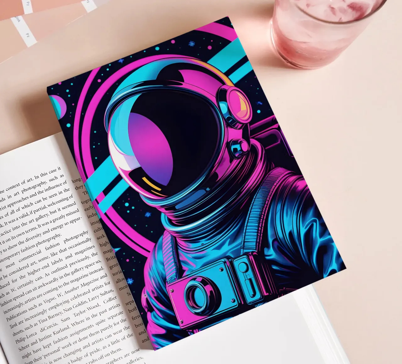 astronaut portrait notebook by Botanical Gallery